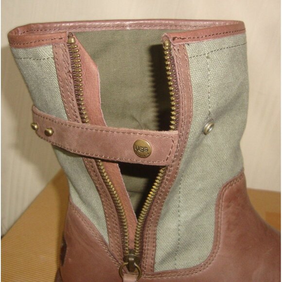 UGG Rosalie Brown / Green  Boots Women's Size US 6 NEW 1004161 - Picture 9 of 10